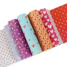 Бумага цветная с орнаментом А4, 8 листов "Нежные сердечки", для декора и творчества - фото 44467472