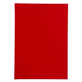 Ежедневник недатированный А5+, 136 листов Ideal new, твёрдая обложка, искусственная кожа, красный