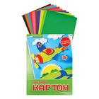 Картон цветной Hobby Time, А3, 10 листов, 10 цветов, МИКС - Фото 5
