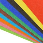 Картон цветной А5, 10 листов, 10 цветов "Хобби Тайм", МИКС - Фото 3