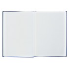 Книга учета А4, 160 листов в клетку, бумвинил, синяя - Фото 3