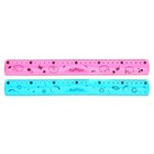 Линейка гибкая 30 см, HappyGraphix, 2 цвета (комплект 2 шт) - фото 45363174