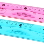Линейка гибкая 30 см, HappyGraphix, 2 цвета (комплект 2 шт) - фото 45363175