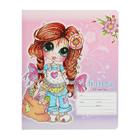 Тетрадь 12 листов в клетку «Девочка Сьюзан», обложка мелованный картон, выборочный УФ-лак, МИКС - Фото 7