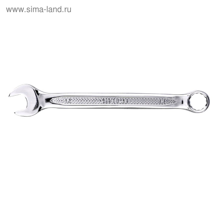 Ключ комбинированный STELS 15249, CrV, антислип, 12 мм