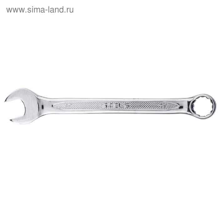 Ключ комбинированный STELS 15254, CrV, антислип, 17 мм