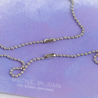 Кулоны парные на цепочке «Пазлы», 45 см, цвет чернёное серебро - Фото 2