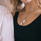 Кулоны парные на цепочке «Пазлы», 45 см, цвет чернёное серебро - Фото 3