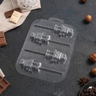 Форма для шоколада и конфет «Робот на палочке», цвет прозрачный - Фото 2