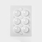 Форма для шоколада и конфет «Сферы», 10 ячеек, пластик, d=3/6 см, прозрачная - Фото 3