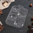 Форма для шоколада и конфет пластиковая «Котятки на палочке», пластиковая, цвет прозрачный - Фото 3