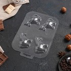 Форма для шоколада и конфет «Шоко-Единорог», пластик, прозрачная - Фото 2