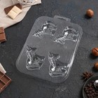 Форма для шоколада и конфет «Шоко-Единорог», пластик, прозрачная - Фото 3