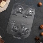 Форма для шоколада и конфет «Шоко-Единорог», пластик, прозрачная - Фото 4