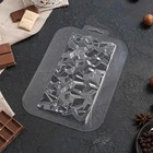 Форма для шоколада и конфет пластиковая «Плитка Сломанный кристалл», цвет прозрачный - Фото 2
