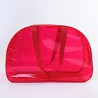 Сумка в роддом 30х45х20 ПВХ, цветная пленка, ручки рем. лента, цвет красный - фото 50036607