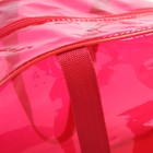 Сумка в роддом 30х45х20 ПВХ, цветная пленка, ручки рем. лента, цвет красный - фото 50036608