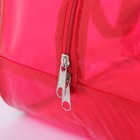 Сумка в роддом 30х45х20 ПВХ, цветная пленка, ручки рем. лента, цвет красный - фото 50036609