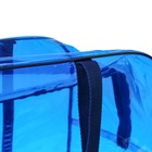 Сумка в роддом, размер 30х50х25 см, цветной ПВХ, цвет прозрачный/синий, Mum&Baby - фото 21064610