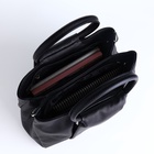 Сумка женская на молнии «Саломея», цвет чёрный - фото 27011061