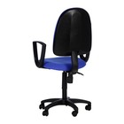 Кресло «Бюрократ. Престиж» CH - 1300N/3C06, с подлокотниками, на колёсиках, цвет синий/чёрный - Фото 3