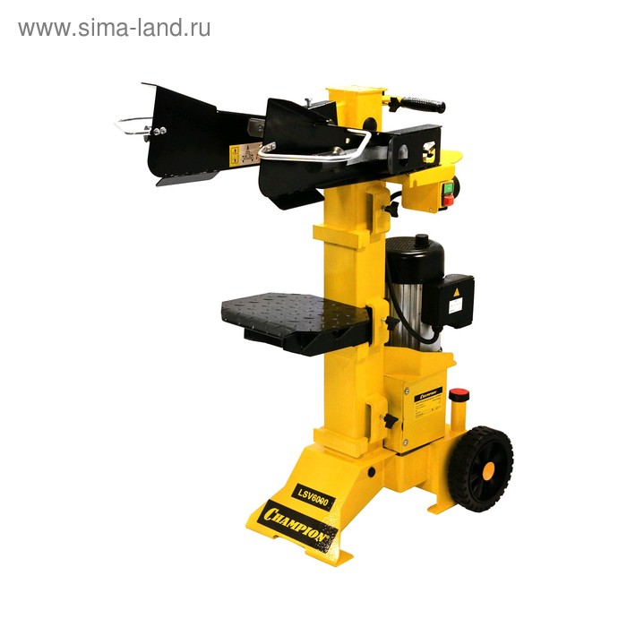 Дровокол CHAMPION LSV6000, 2.7 кВт, усилие 6 тн, насадка для колки дров на 4 части