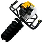 Мотобур CHAMPION AG243, 1.7 л.с., 1.25 кВт, 42.7 см3, шнек 150×550 мм, d=20 мм, 0.98 л - Фото 2