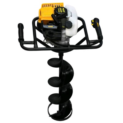 Мотобур CHAMPION AG252, 1.99 л.с., 1.46 кВт, 51.7 см3, шнек 200×550 мм, d=20 мм, 0.98 л