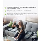 Экран для потолочного кондиционера 1150×1150, пластик 2 мм, В ЗАЩИТНОЙ ПЛЁНКЕ - Фото 5
