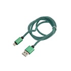 Кабель Defender ACH01-03T PRO, USB - Lightning, 2.1A, 1 м, зеленый - Фото 2