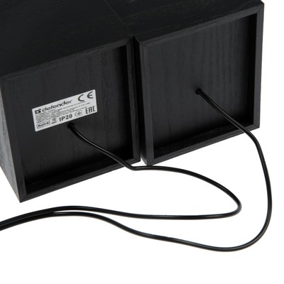 Компьютерные колонки 2.0 Defender SPK 230, 2x2 Вт, USB, чёрные