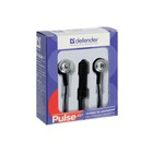 Наушники Defender Pulse 427, вакуумные, проводные, 1.2 м, Jack 3.5 мм, микрофон, 105дБ, 32 Ом, черные - Фото 2