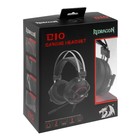 Наушники Redragon Bio, игровые, полноразмерные, микрофон, 3.5мм+USB, 2 м, черные - Фото 9