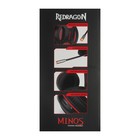 Наушники Redragon Minos, игровые, полноразмерные, микрофон, USB, 2 м, чёрно-красные - Фото 9