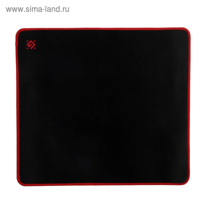 Коврик для мыши Defender Black XXL, игровой, 400x355x3 мм, чёрно-красный - Фото 1