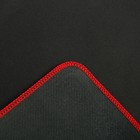 Коврик для мыши Defender Black XXL, игровой, 400x355x3 мм, чёрно-красный - фото 9051738