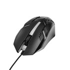 Мышь Defender Cyber MB-560L,игровая , оптическая, подсветка, 3 кнопки, 1600 dpi, черная - фото 9007459