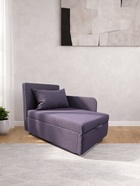 Диван кушетка NEXT NICE, со спальным местом 750×1950 мм, рогожка PLUN - Фото 4