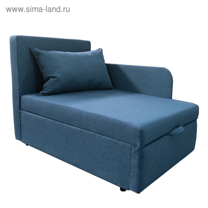 Диван кушетка NEXT NICE, со спальным местом 750×1950 мм, рогожка NAVY - Фото 1