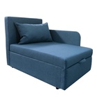 Диван кушетка NEXT NICE, со спальным местом 750×1950 мм, рогожка NAVY - Фото 4