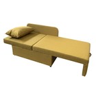 Диван кушетка NEXT NICE, со спальным местом 750×1950 мм, рогожка Mustard - Фото 3