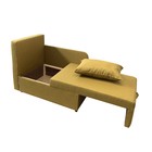 Диван кушетка NEXT NICE, со спальным местом 750×1950 мм, рогожка Mustard - Фото 5