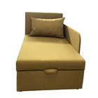 Диван кушетка NEXT NICE, со спальным местом 750×1950 мм, рогожка Mustard - Фото 5