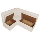 Кухонный уголок «АЛЕКС», экокожа, 1630×500×950 мм, TEOS CANVAS - Фото 3