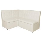 Кухонный уголок «АЛЕКС», экокожа, 1630×500×950 мм, TEOS MILK - Фото 2