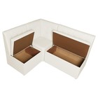 Кухонный уголок «АЛЕКС», экокожа, 1630×500×950 мм, TEOS MILK - Фото 3