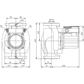 

Насос циркуляционный TOP-S 50/4 EM PN6/10