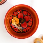 Пиала дерево хохлома «Роспись», 12×6 см - Фото 2