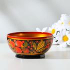 Пиала дерево хохлома «Роспись», 12×6 см - Фото 3