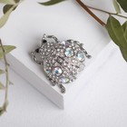 Брошь «Божья коровка», цвет радужно-белый в серебре - Фото 1